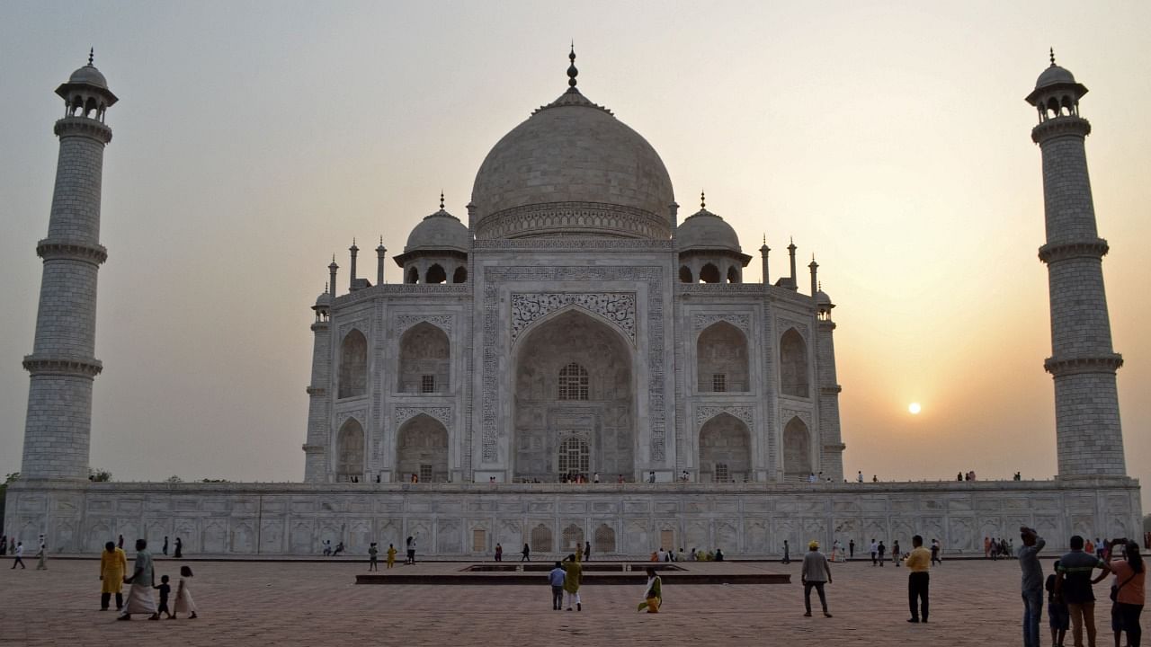 Agra's major problem is the dry and heavily polluted Yamuna river, which affects Taj Mahal. Credit: PTI Photo