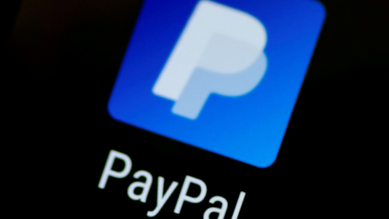 The PayPal app logo. Credit: Reuters Photo