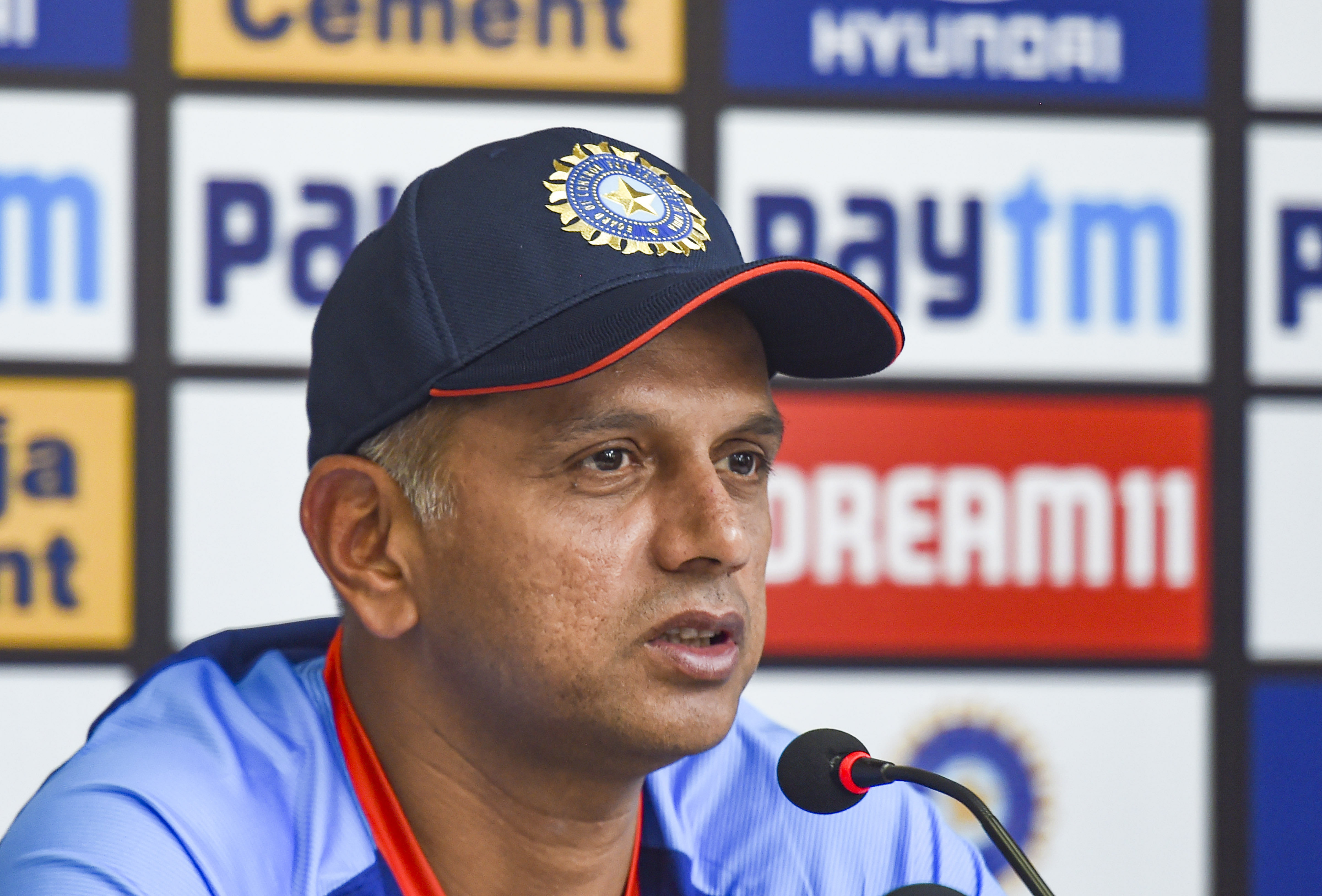 Indian cricket team head coach Rahul Dravid. Credit: PTI Photo