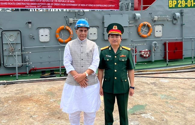 Rajnath hands over 12 high-speed guard boats to Vietnam