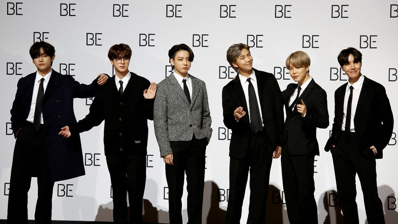 Members of K-pop boy band BTS. Credit: Reuters Photo