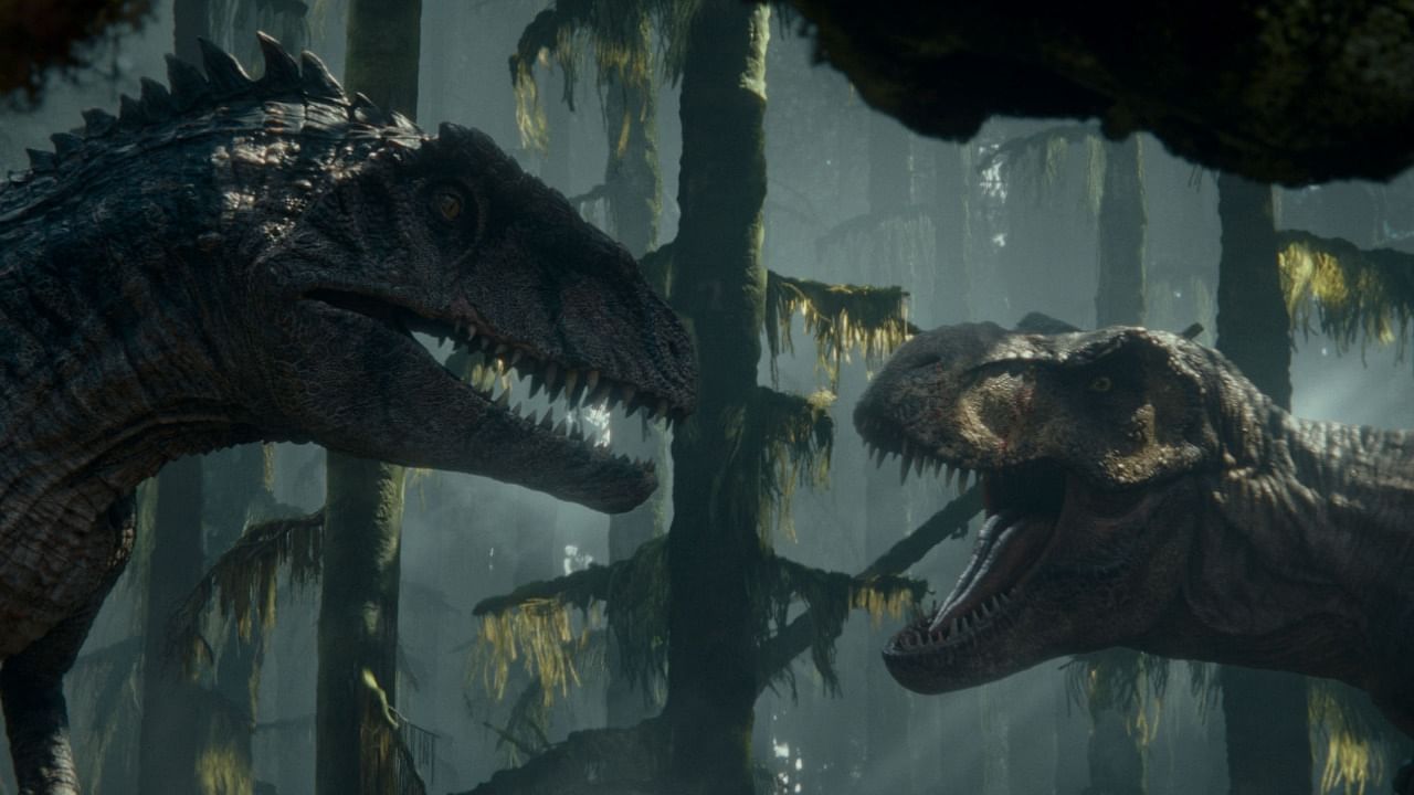It wouldn't be a 'Jurassic World' movie without a big, evil dinosaur - but at least this time it's not a genetic abomination. Credit: Universal Pictures