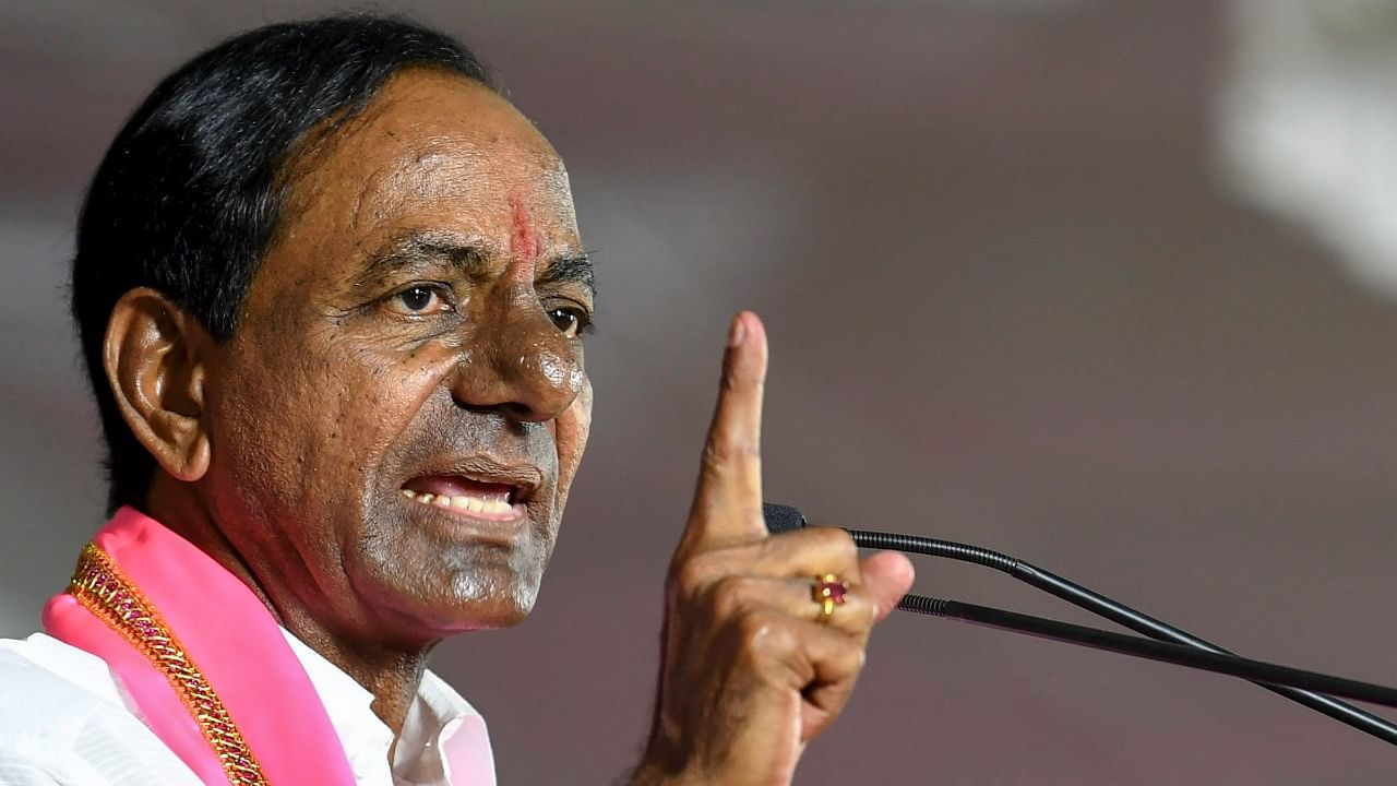 Telangana chief minister K. Chandrasekhar Rao. Credit: PTI Photo