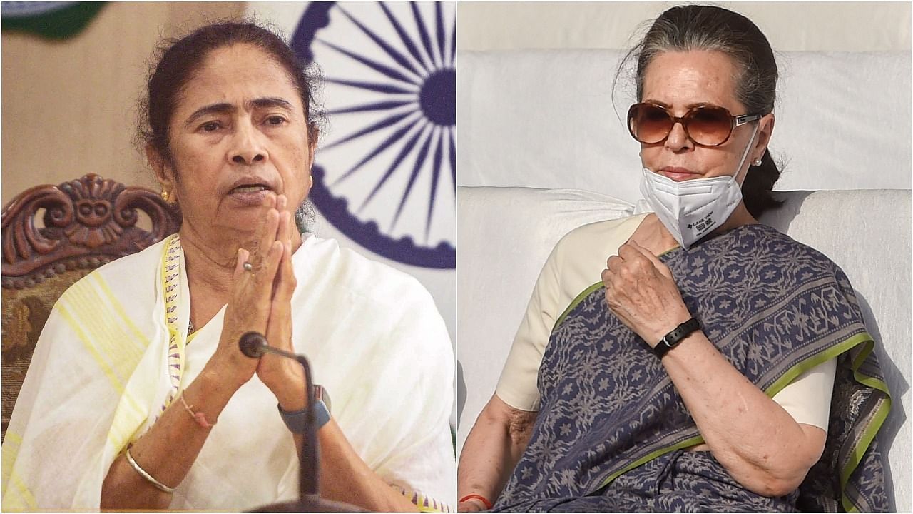 Mamata Banerjee and Sonia Gandhi. Credit: PTI Photos