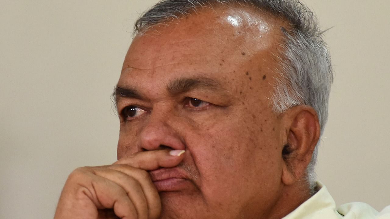 Senior Congress leader Ramalinga Reddy. Credit: DH Photo