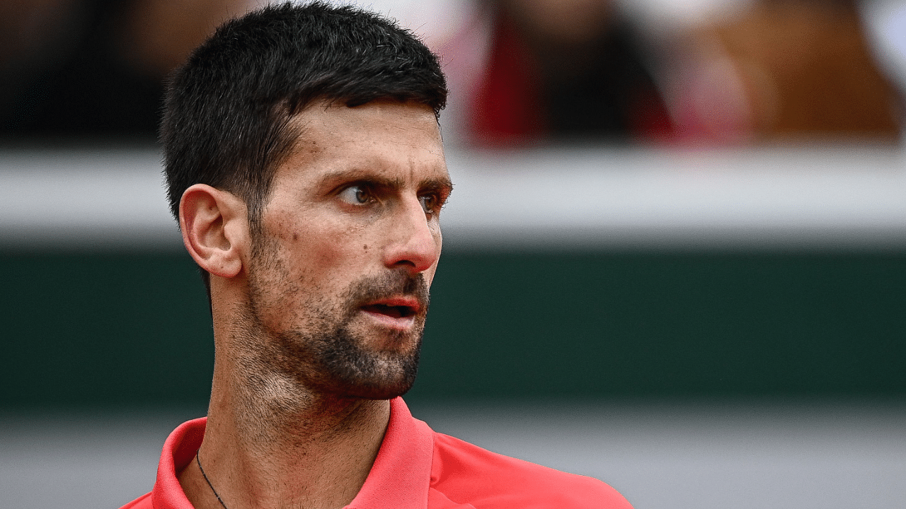 Novak Djokovic slipped out of the top two for the first time in nearly four years. Credit: AFP Photo