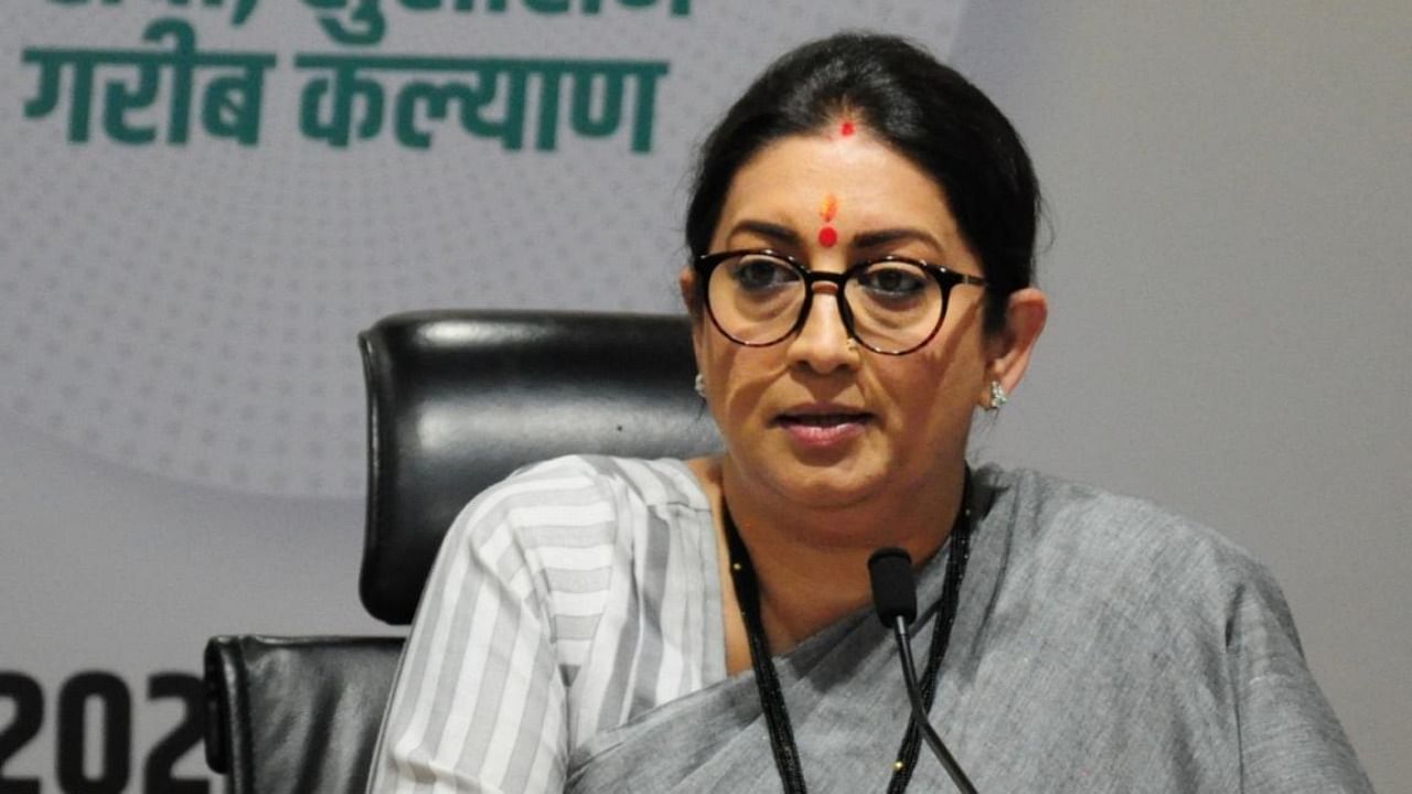 BJP leader Smriti Irani. Credit: PTI Photo