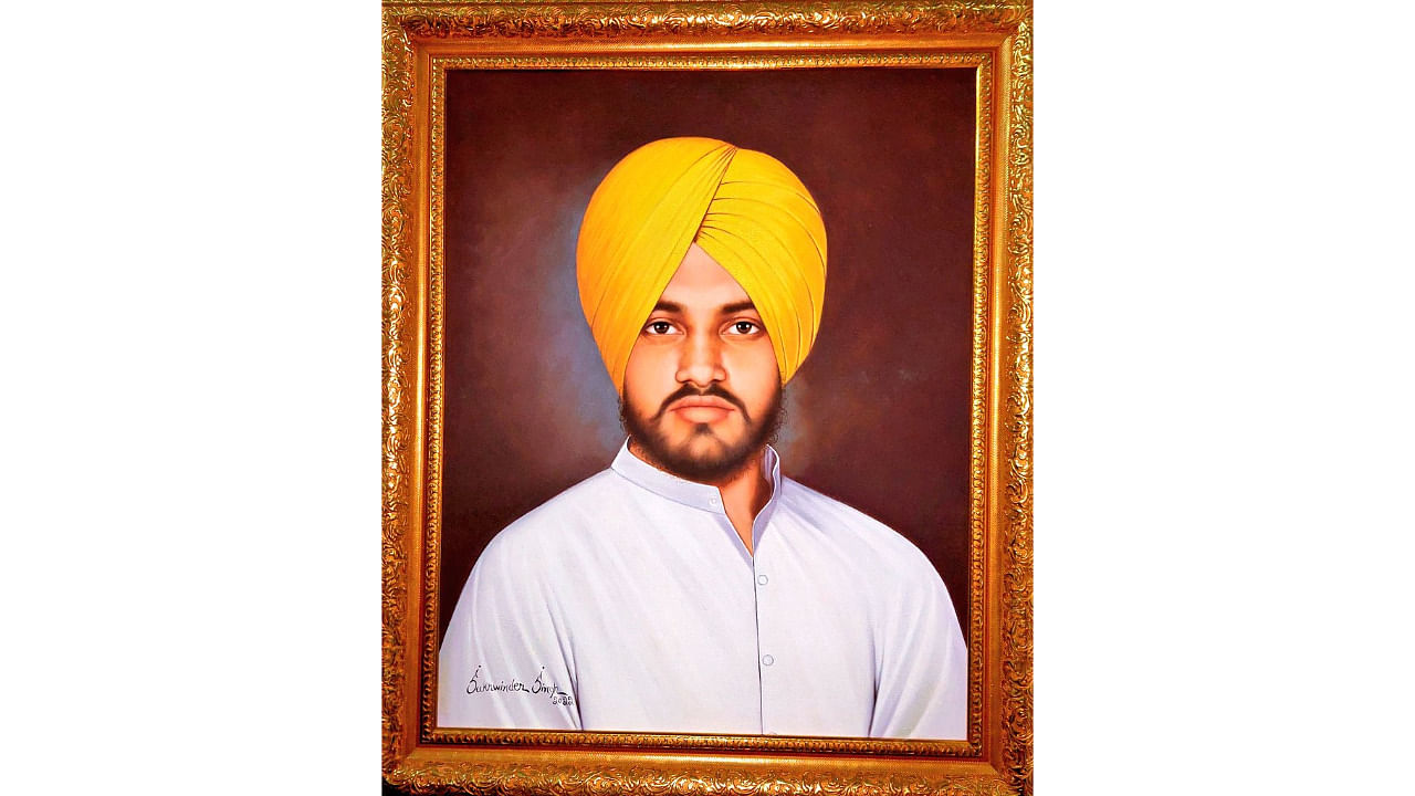 The portrait of Dilawar Singh. Credit: Twitter/@SGPCAmritsar