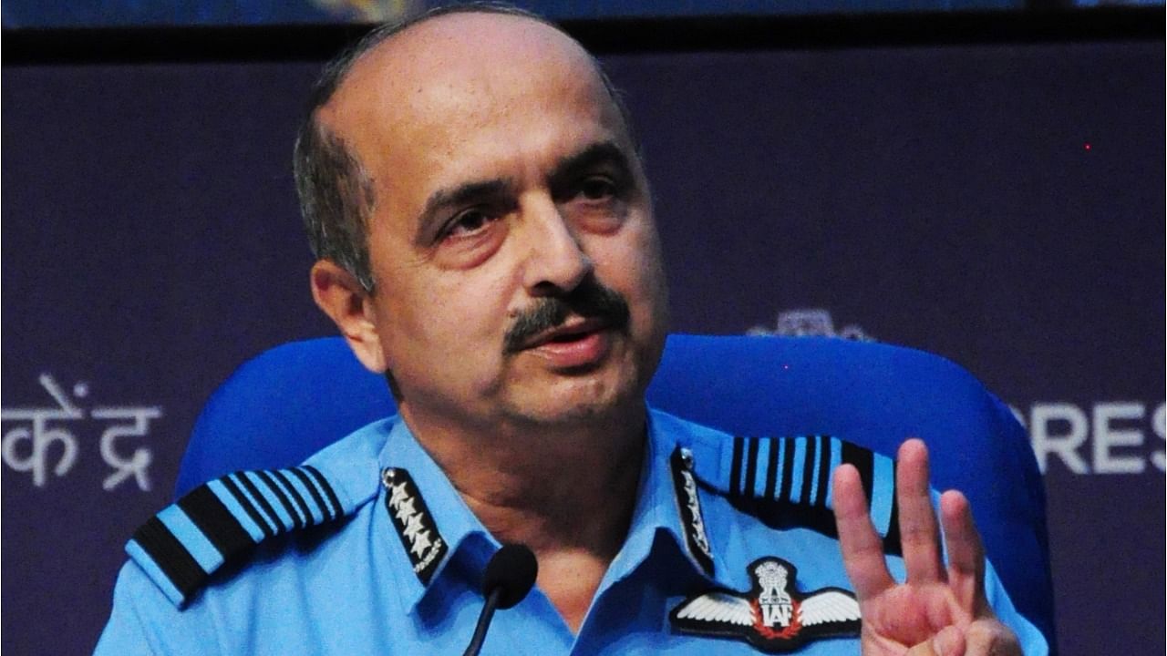 Chief of Air Staff Air Chief Marshal VR Chaudhari. Credit: IANS Photo