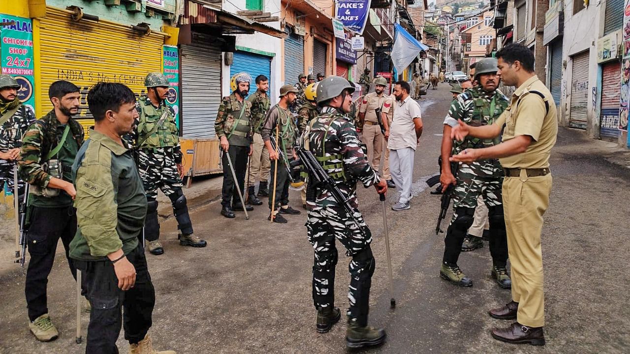 The curfew in Bhaderwah town was imposed on June 9 following communal tension in the wake of protests over the controversial remarks on Prophet Mohammed. Credit: PTI Photo