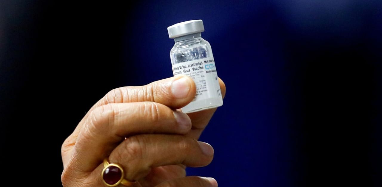 Covid-19 vaccine Covaxin. Credit: Reuters Photo