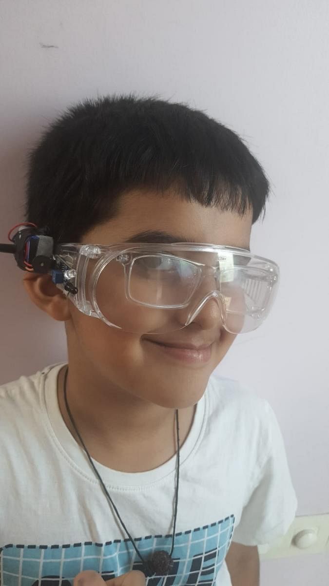 The obstacle detector designed by Aaryan Singh Rawatmakes use of an infrared sensor, buzzer and battery. Credit: Special Arrangement