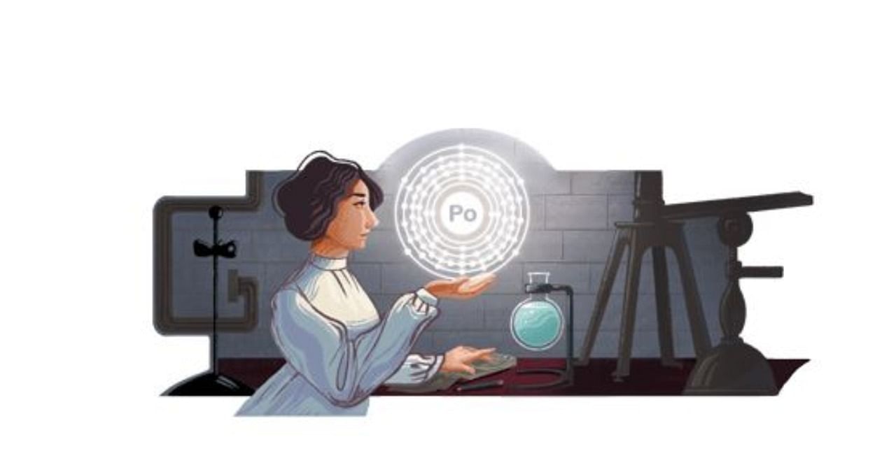 Today's Doodle celebrates the Romanian physicist's 140th Birthday, the tech giant wrote on the page. Credit: Google Doodle