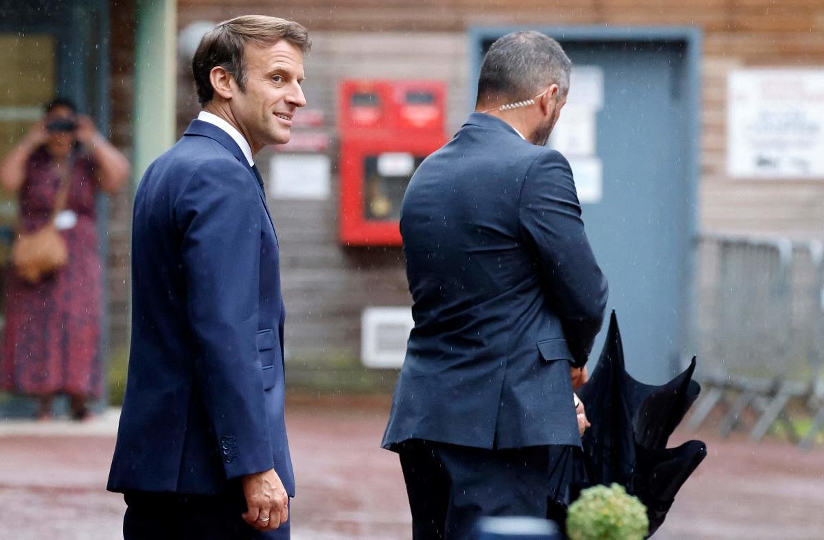 France's President Emmanuel Macron. Credit: AFP Photo