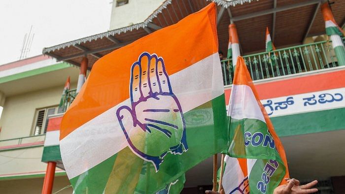 Congress flag. Credit: PTI Photo