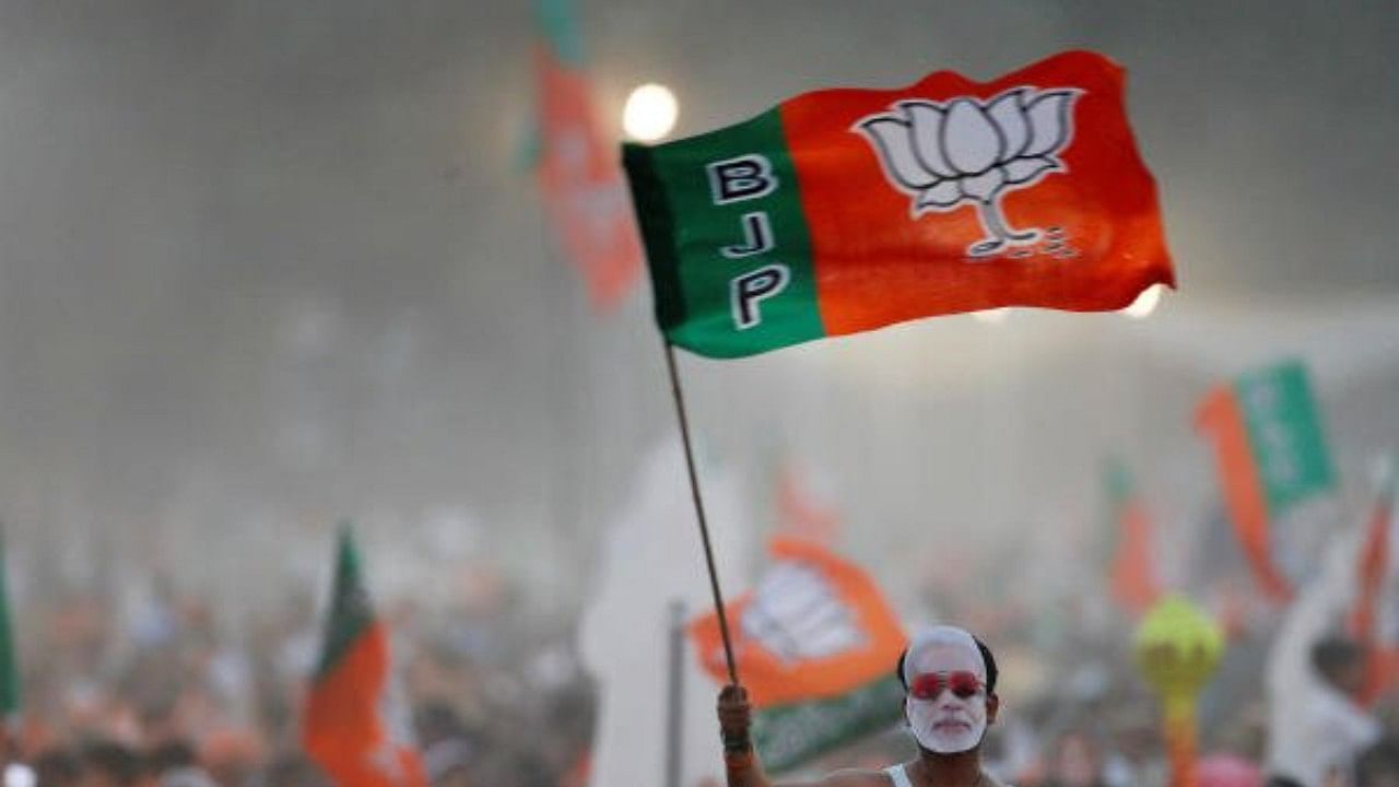 BJP Flag. Credit: Reuters File Photo