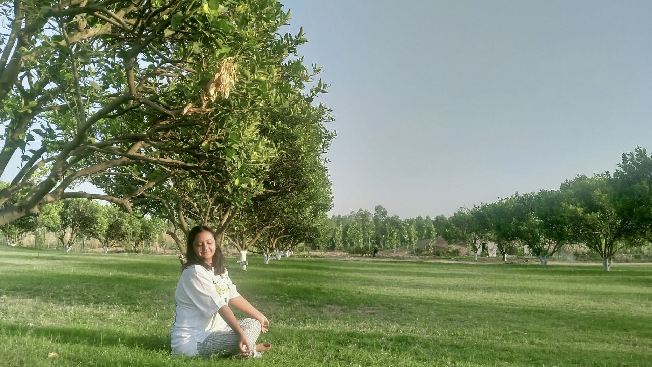 Healing with nature at a yoga retreat in Hoshiarpur, Punjab. Credit: Nivi Shrivastava