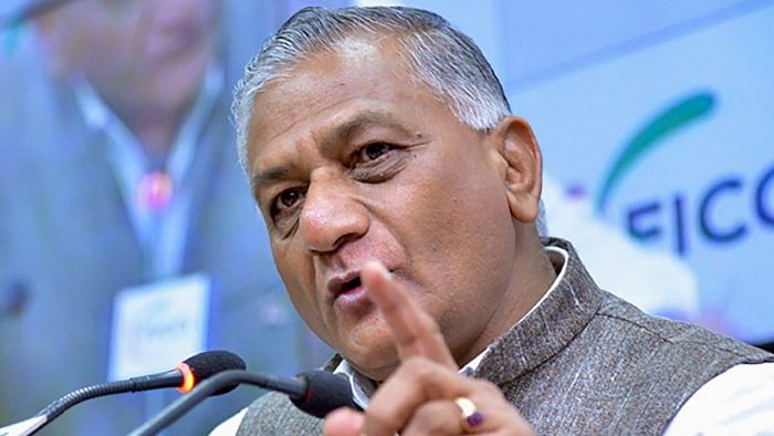Union minister and former Army chief General V K Singh (retd). Credit: PTI Photo