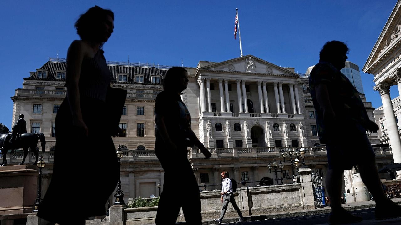 The Bank of England in London. Credit: AFP Photo