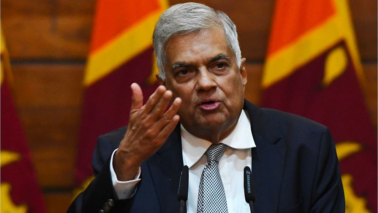 Prime Minister Ranil Wickremesinghe. Credit: AFP Photo