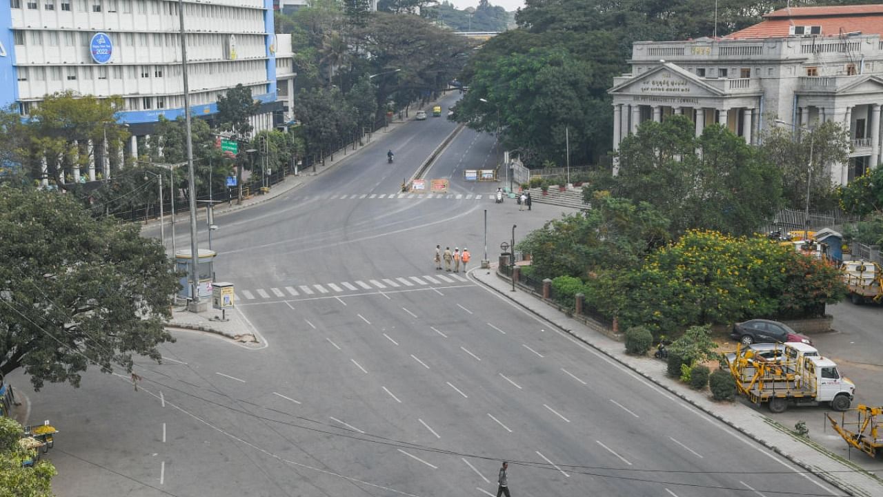 The BBMP will be constructing a flyover between Hudson Circle and Minerva Circle via JC Road at a cost of Rs 20.64 crore. Credit: DH file photo