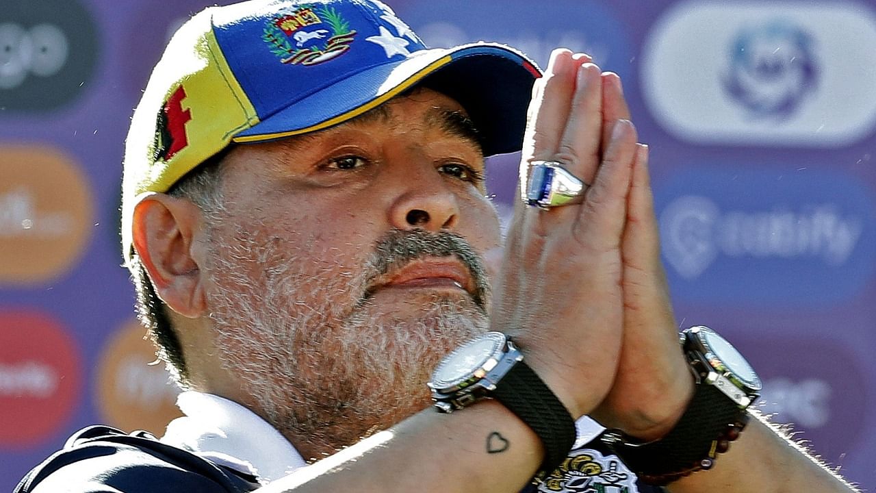 Diego Maradona. Credit: AFP file photo