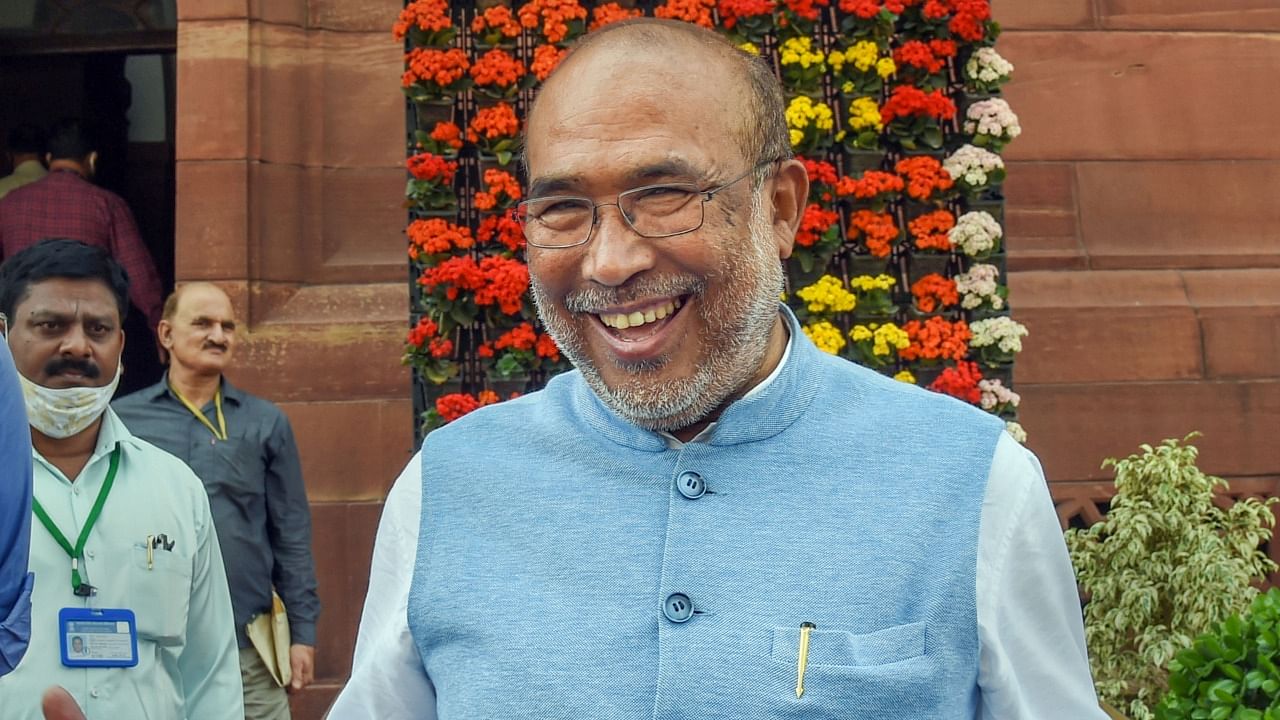 Manipur Chief Minister N Biren Singh. Credit: PTI Photo