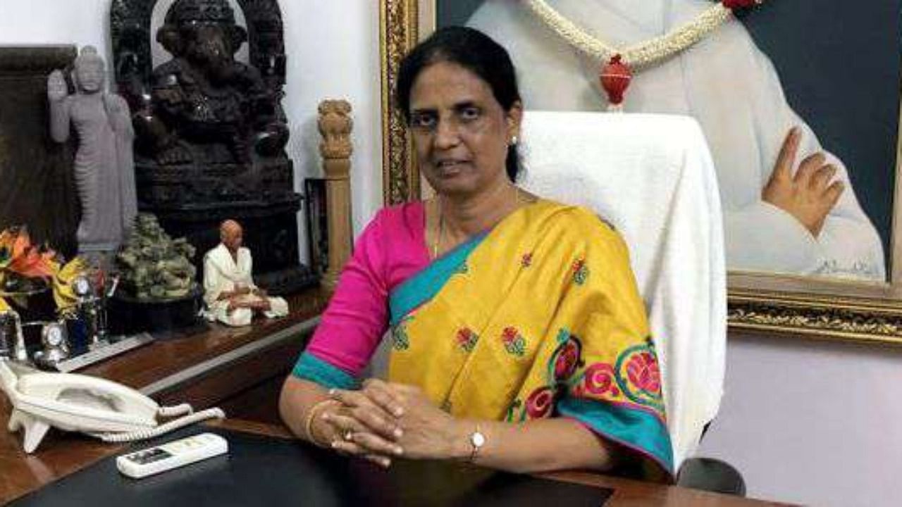 elangana education minister Sabitha Reddy. Credit: DH File Photo