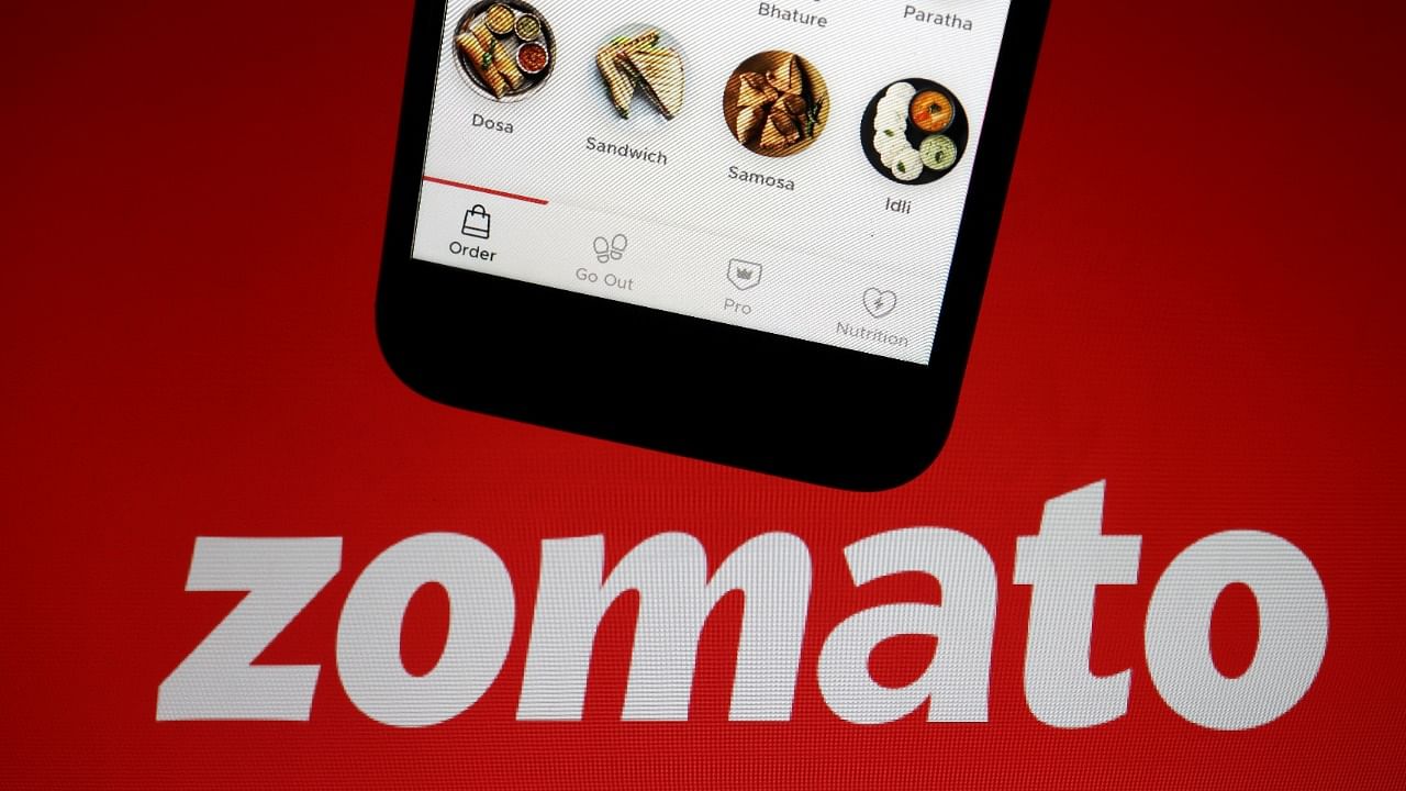 Zomato's stock is hovering around Rs 70, after sliding to nearly Rs 50. Credit: Reuters Photo