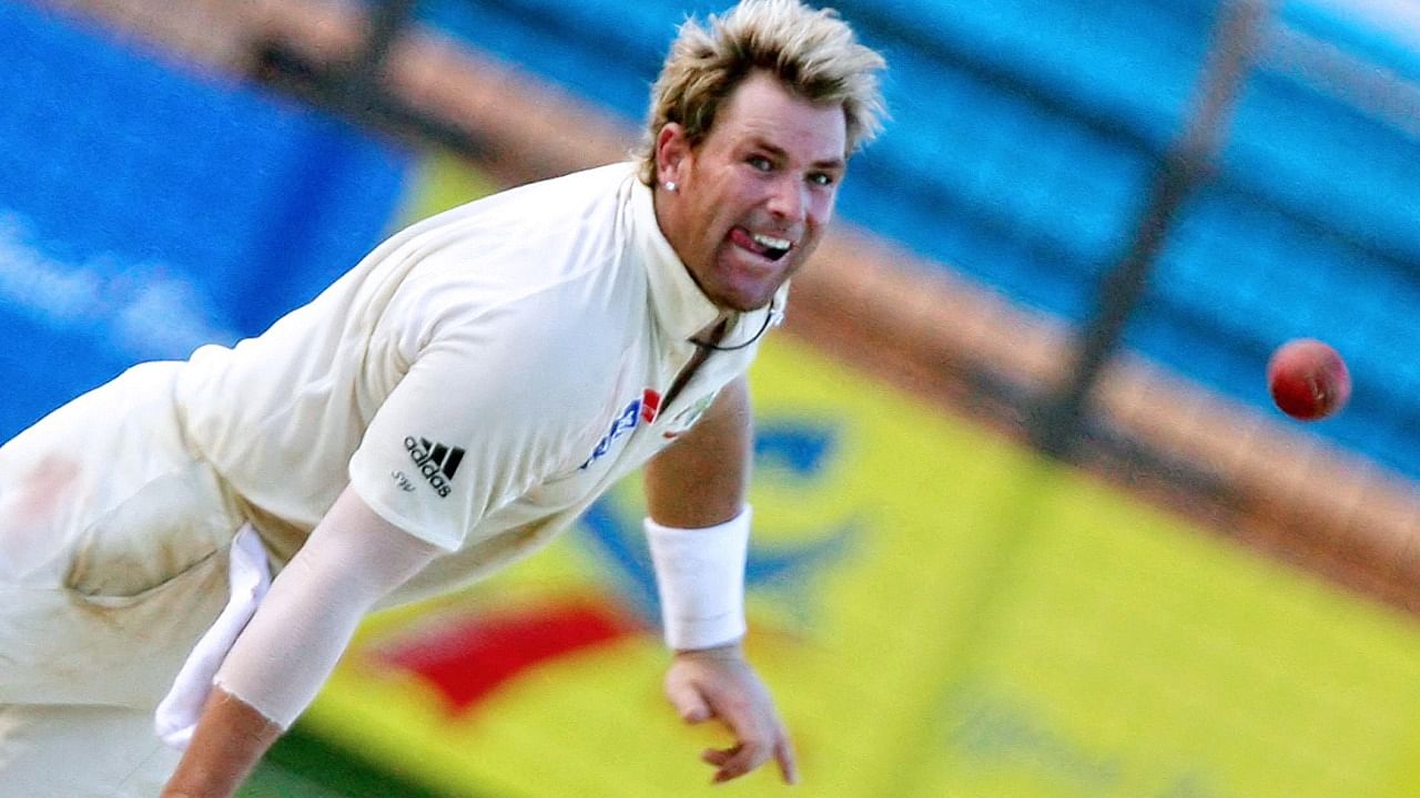 Late Australian cricketer Shane Warne. Credit: AFP Photo