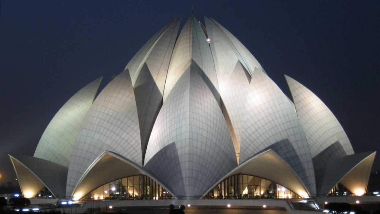 The Lotus Temple. Credit: Wikimedia commons