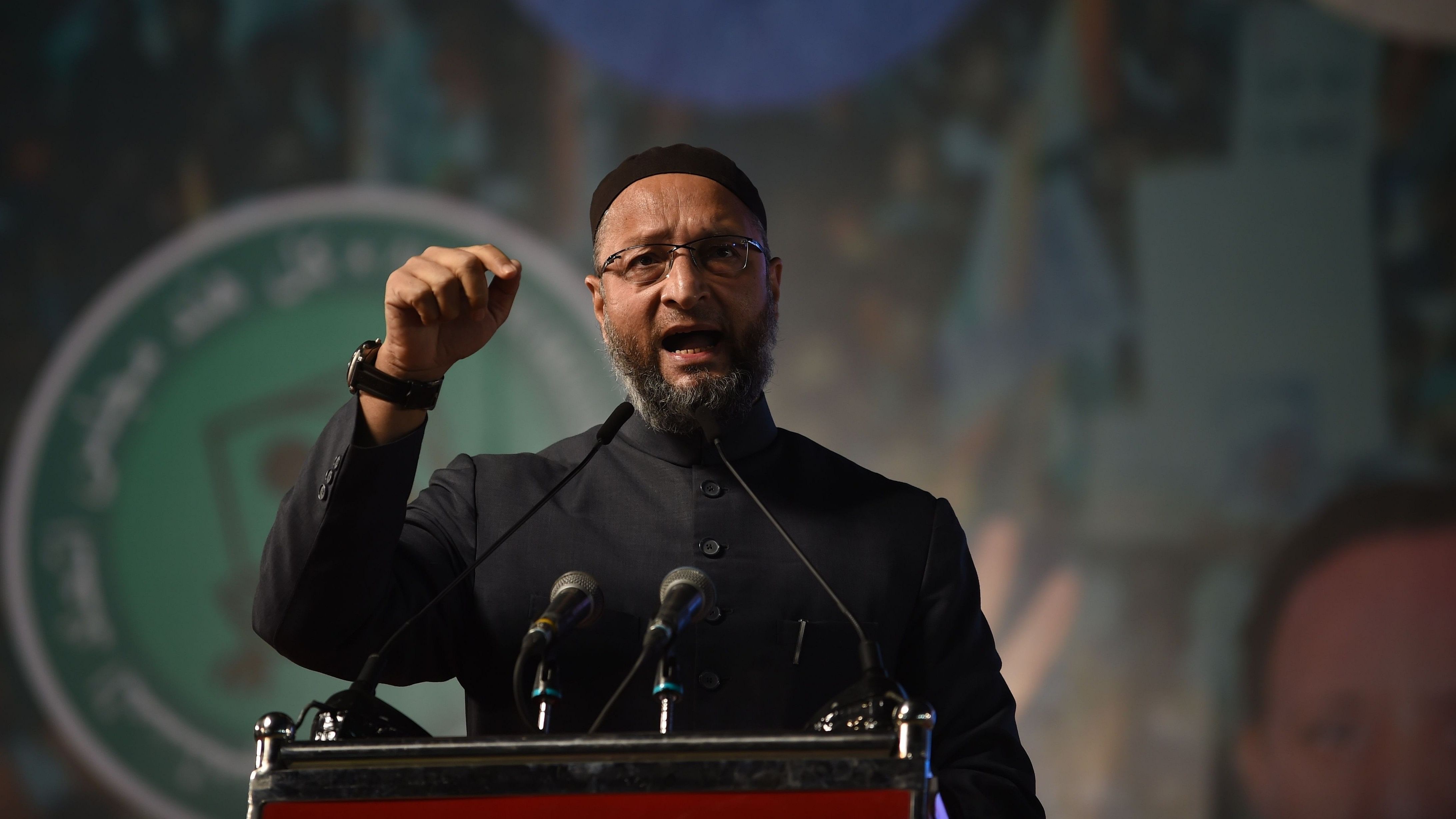 Owaisi alleged that ever since Narendra Modi came to power in 2014, there have been efforts to demolish secularism and turn the country into a Hindu Rashtra. Credit: AFP Photo