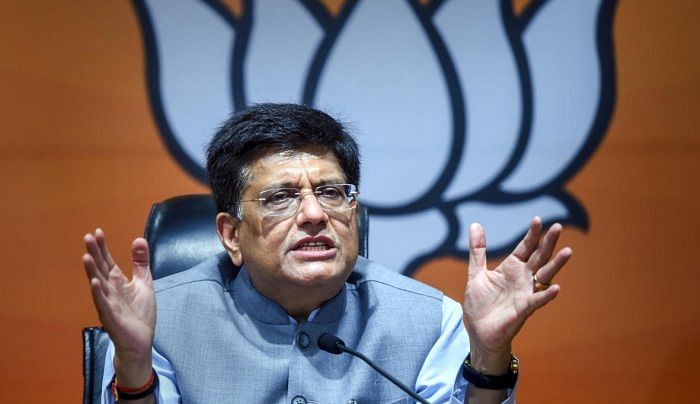 Union Minister for Commerce and Industry Piyush Goyal. Credit: PTI