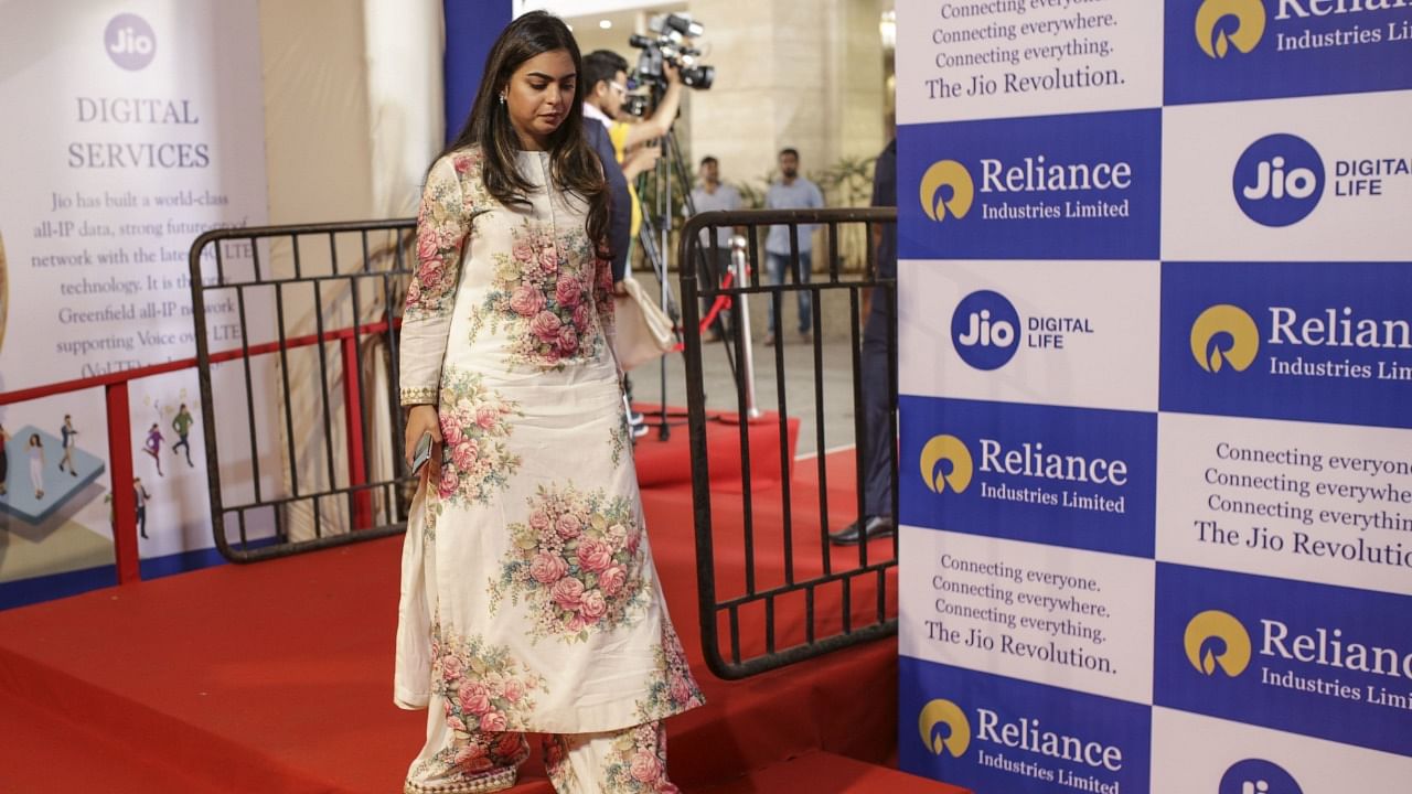 Isha Ambani. Credit: Bloomberg Photo