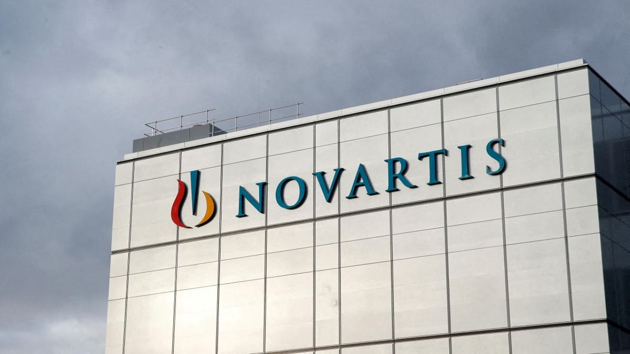 The company's logo is seen at the new cell and gene therapy factory of Swiss drugmaker Novartis in Stein, Switzerland. Credit: Reuters photo
