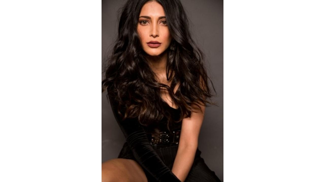 Actor Shruti Haasan. Credit: DH Pool Photo