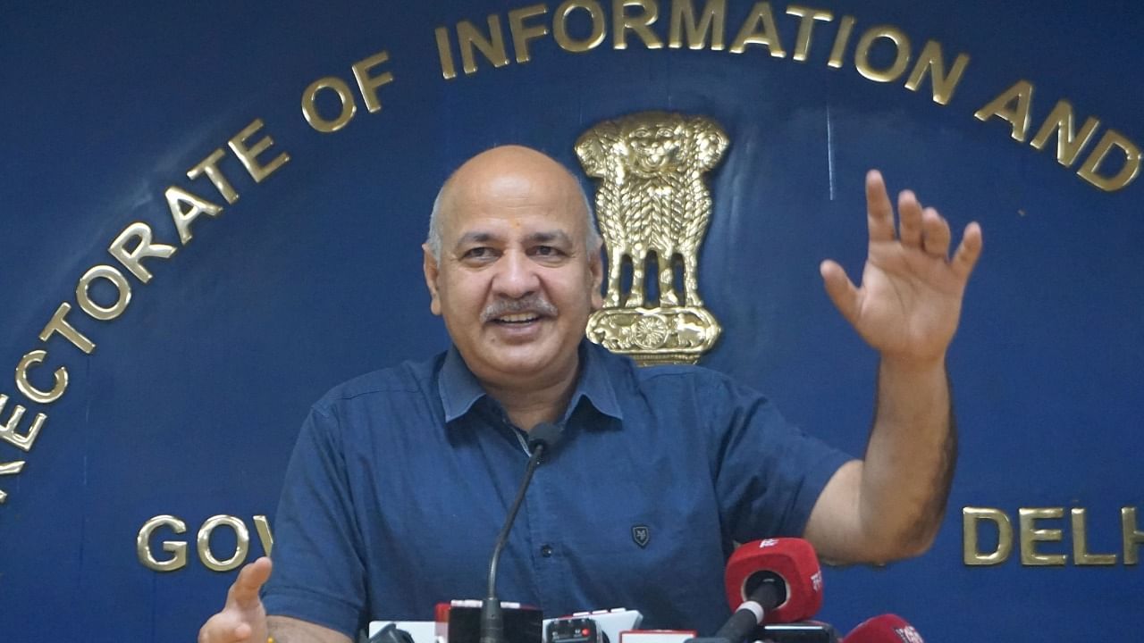 Delhi's Education Minister & DyCM Manish Sisodia. Credit: IANS Photo