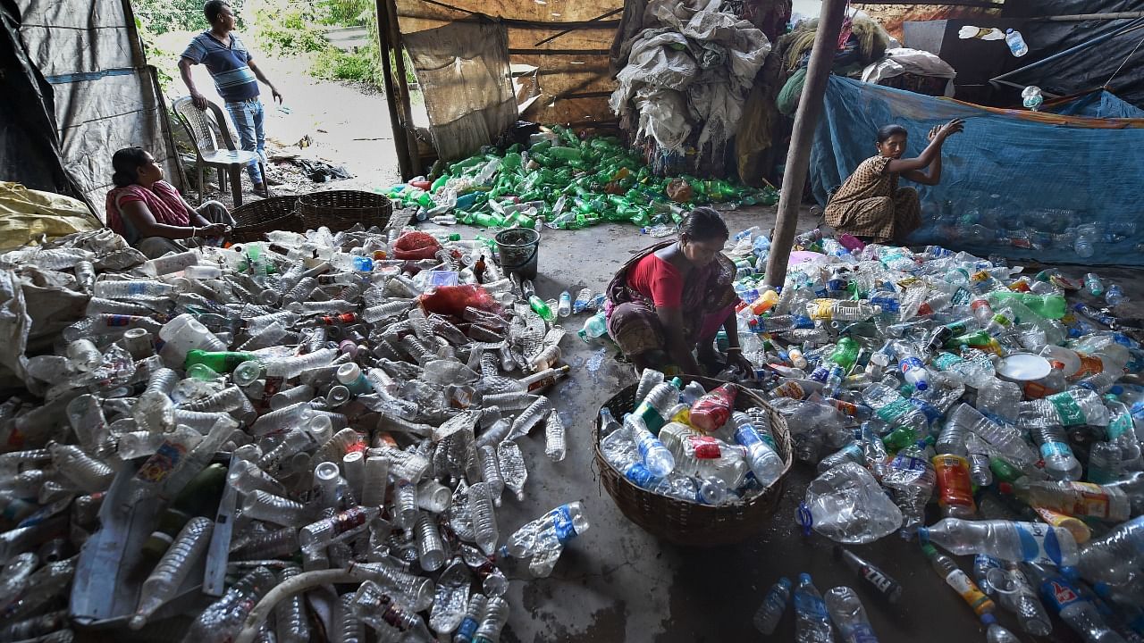 Prime Minister Narendra Modi has urged people to shun-single-use plastic. Credit: PTI Photo