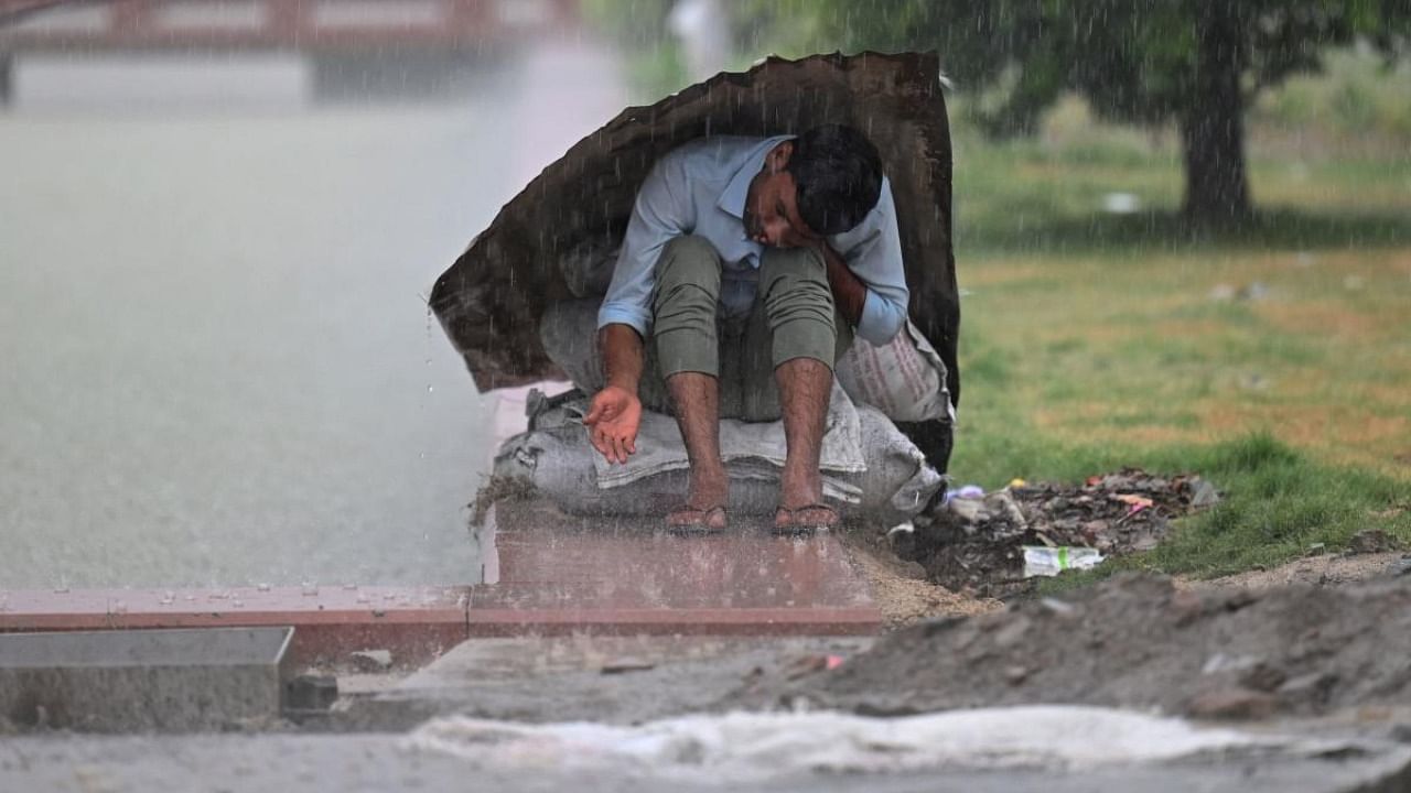 Monsoon rains are likely to be average or above average over some regions of northern India, central India and most parts of southern India, the weather office said. Credit: AFP Photo
