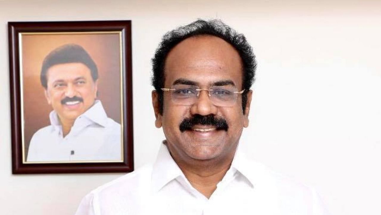 TN Industries Minister Thangam Thenarasu. Credit: DH File Photo