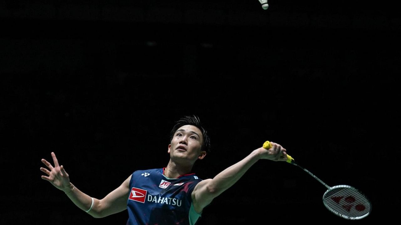 Japan's Kento Momota. Credit: AFP Photo