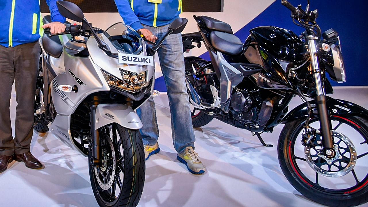 The all-new Suzuki Katana motorcycle. Credit: PTI Photo
