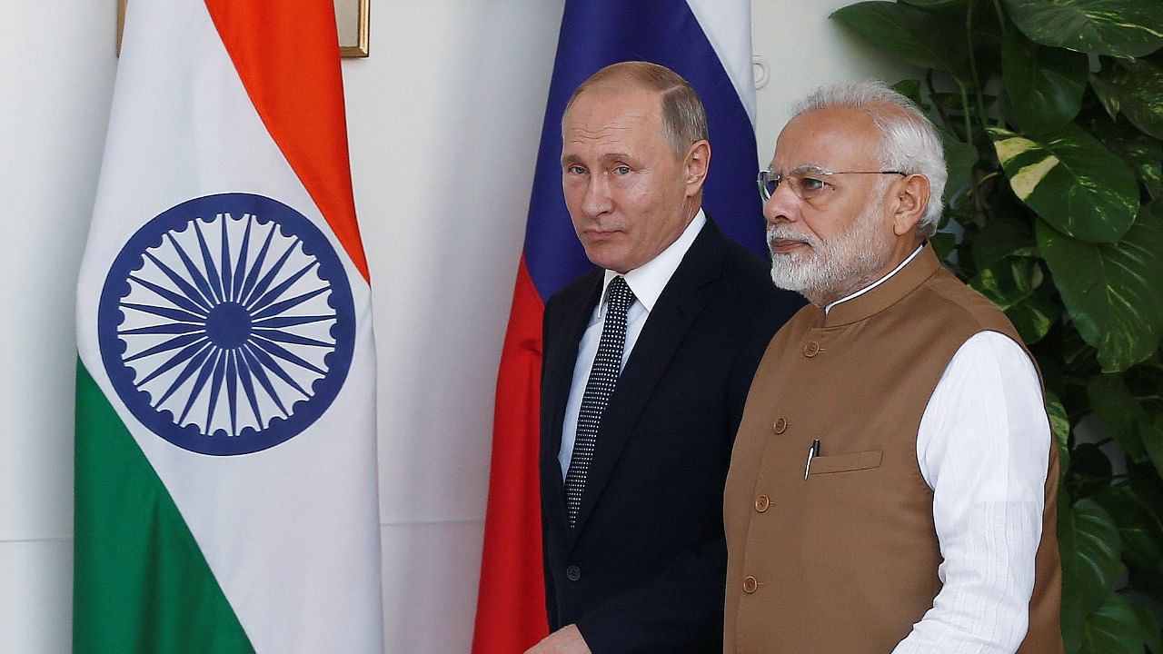 Putin, himself, reiterated Russia’s support to India’s bid to get a permanent seat in the UNSC during his visit to India in December 2021. Credit: Reuters Photo