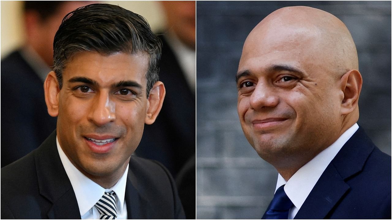 Rishi Sunak and Sajid Javid were two of the biggest hitters in UK Prime Minister Boris Johnson's government until they quit on Tuesday in protest at his scandal-hit leadership. Credit: Reuters Photos