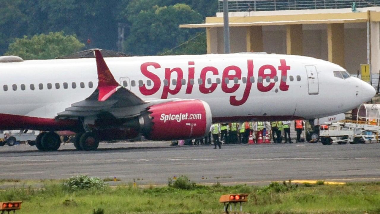 SpiceJet flight. Credit: PTI File Photo