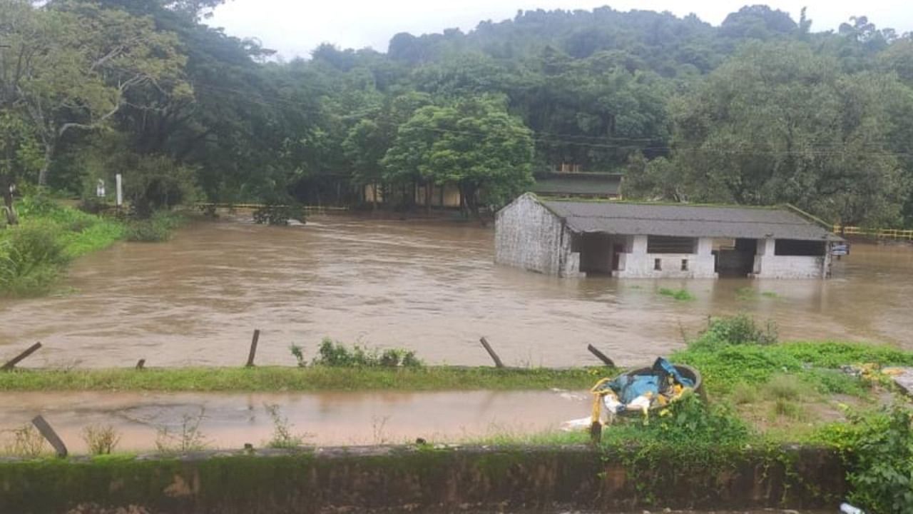“Heavy and non-stop rains have smashed houses, damaging properties in the coastal and Kodagu districts,” CM said. Credit: DH Photo