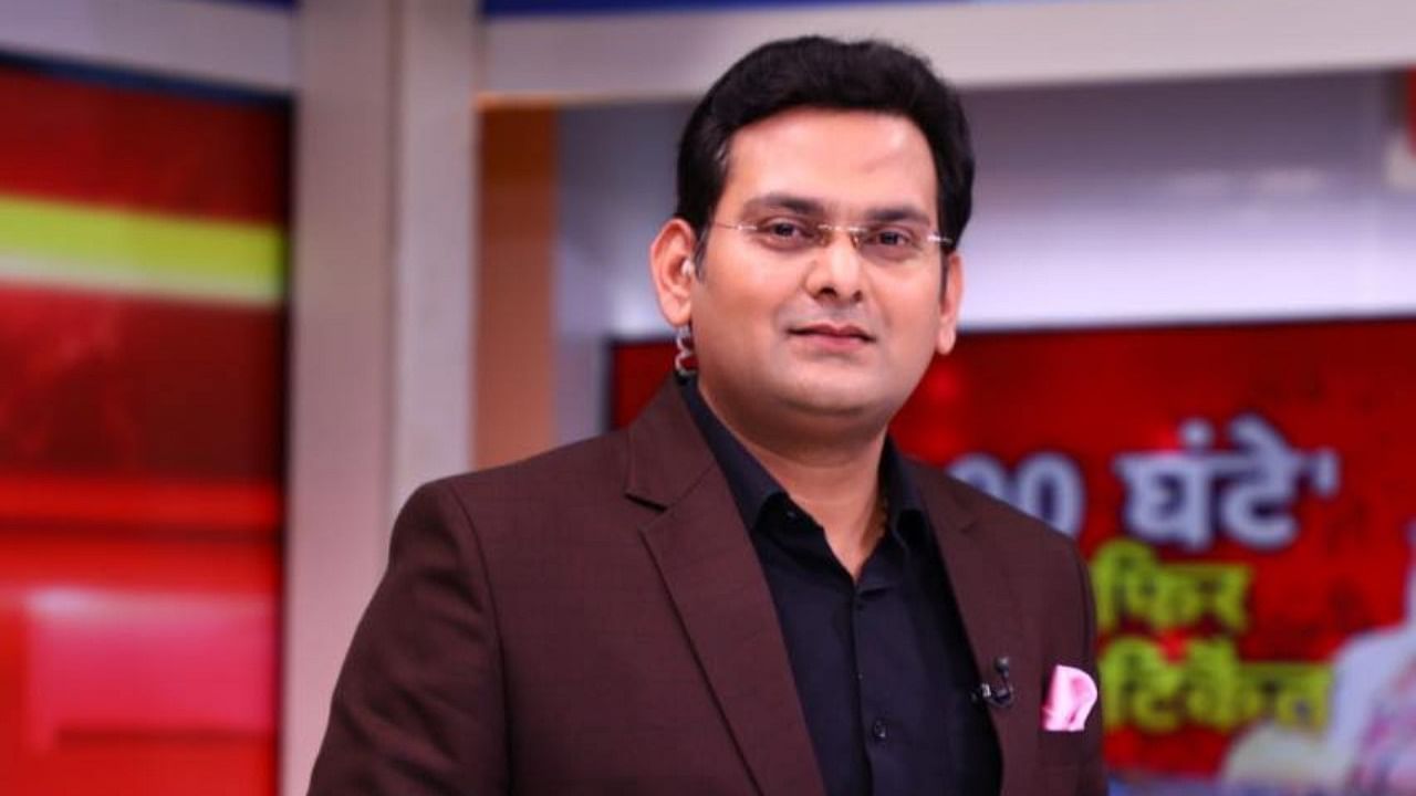 TV news anchor Rohit Ranjan. Credit: Facebook/@RohitRanjan