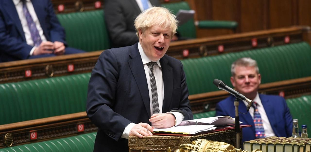 UK PM Boris Johnson. Credit: Reuters photo