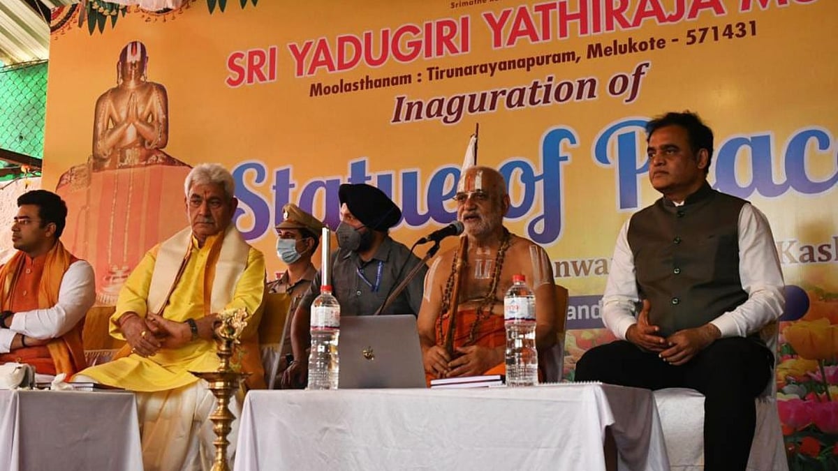 Amit Shah virtually unveils ‘Statue of Peace’ in Srinagar