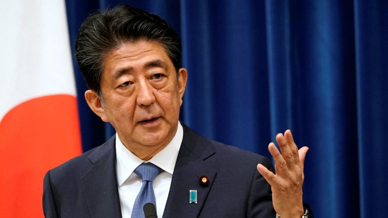 Japan's former PM Shinzo Abe. Credit: Reuters Photo